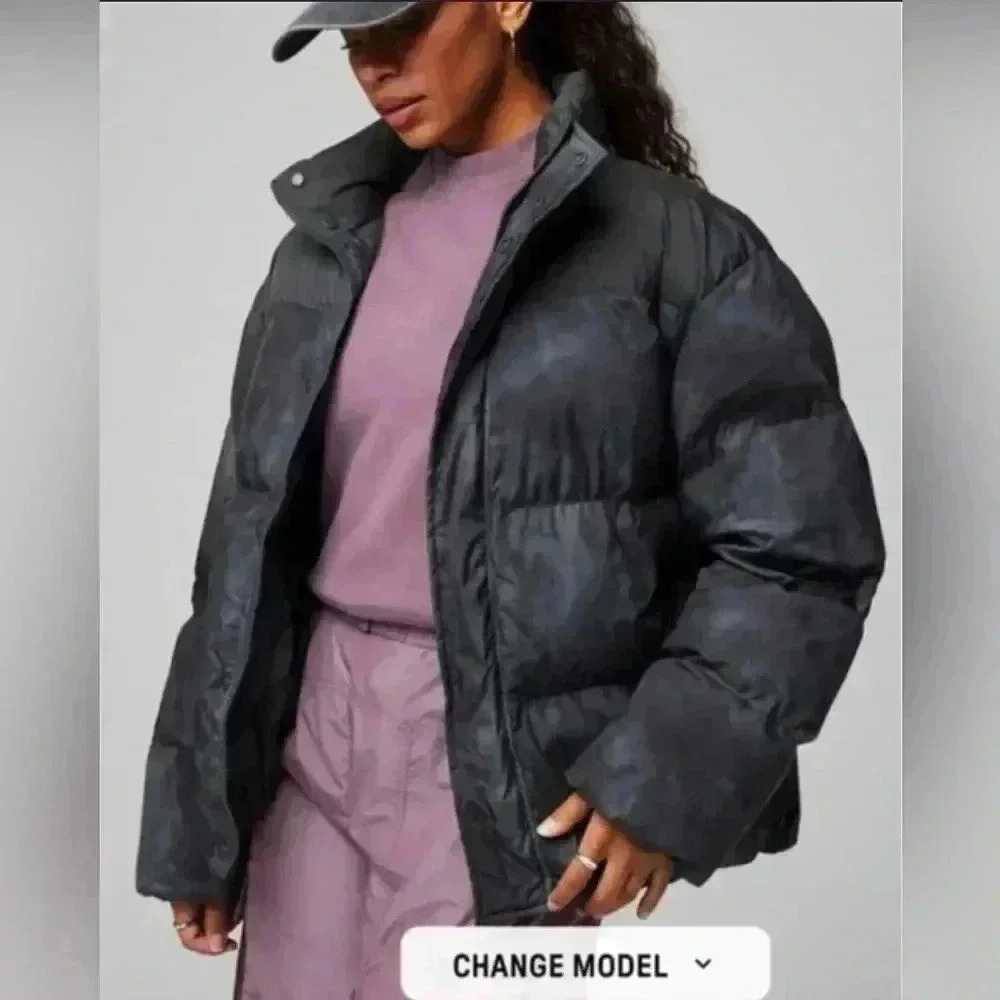 Fabletics Black Puffer Jacket - image 1